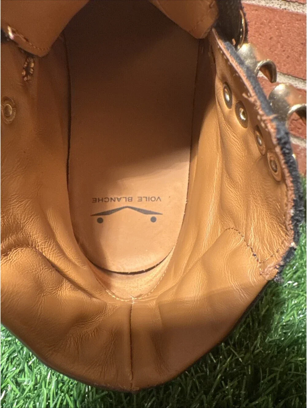 VNDS Voile Blanche Eva Shearling/Metallic Leather Women’s Hiking Boot Size 7W/37